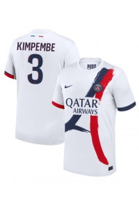 Paris Saint-Germain Presnel Kimpembe #3 Fotballdrakt Borte Klær 2024-25 Korte ermer